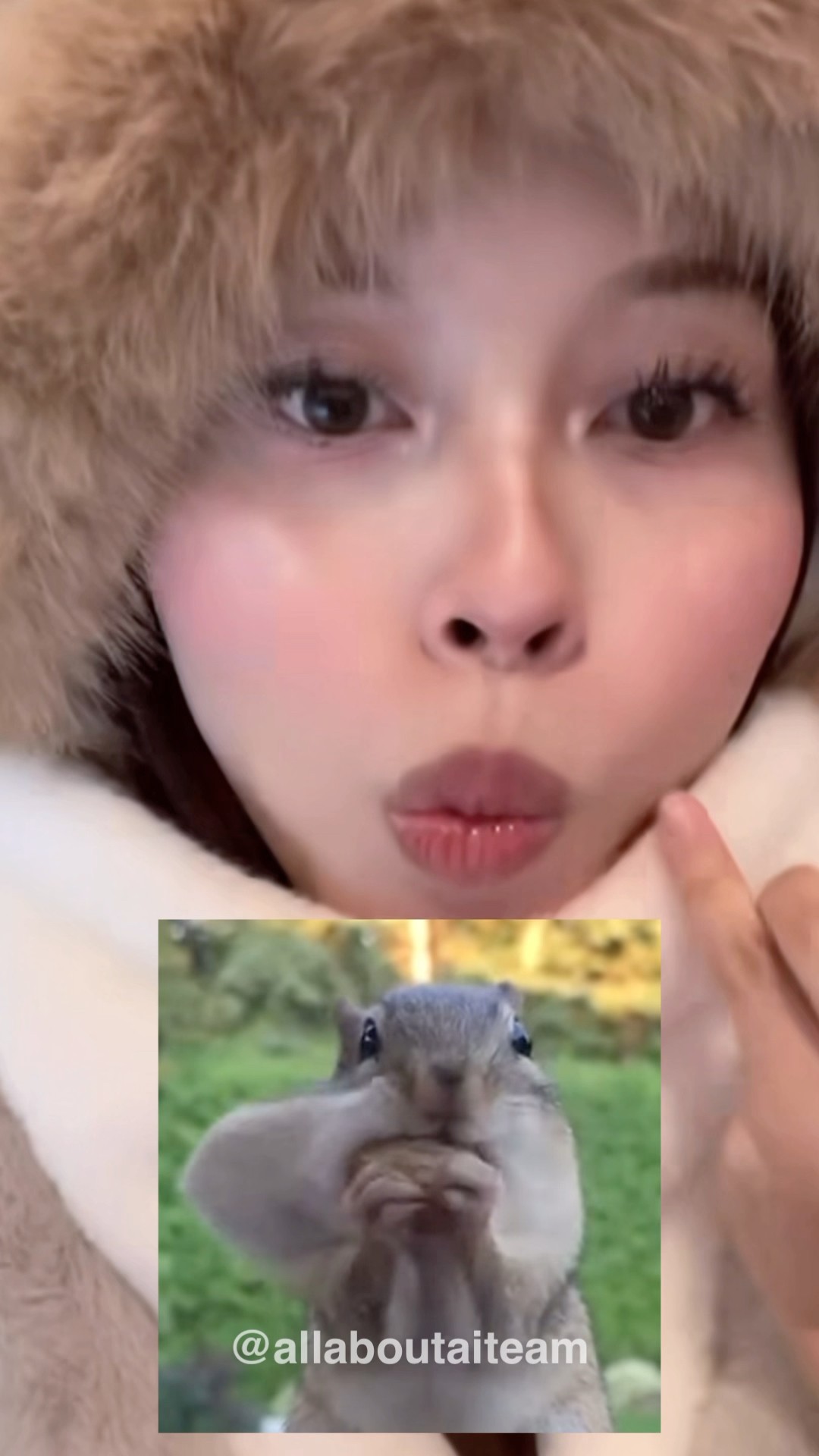 Makan Tanghulu Strawberry Terus Jadi Chipmunk Si Aisyah Ni!! Comel!! ? #aisyah #aiteam